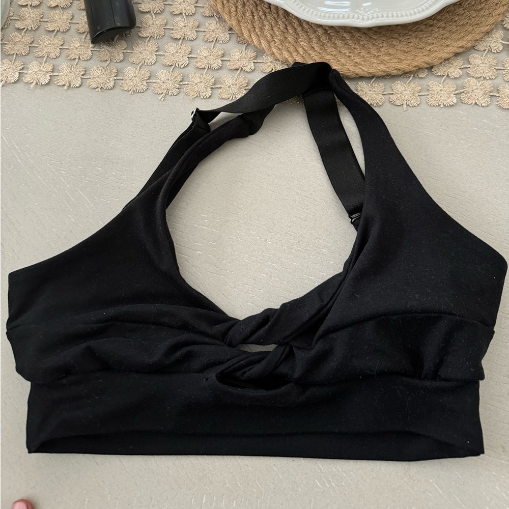 Gym shark sportswear top black medium, used good quality